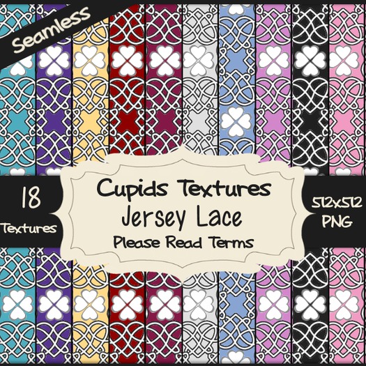 *Cupids Textures * 18 JERSEY LACE