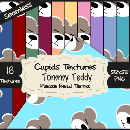 *Cupids Textures * 16 TOMMY TEDDY