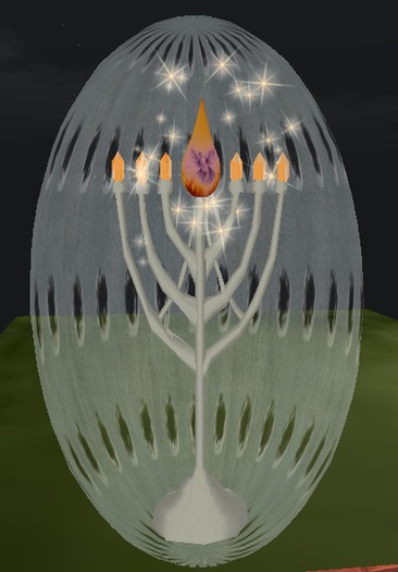 Menorah Candles A Large Candle Holder