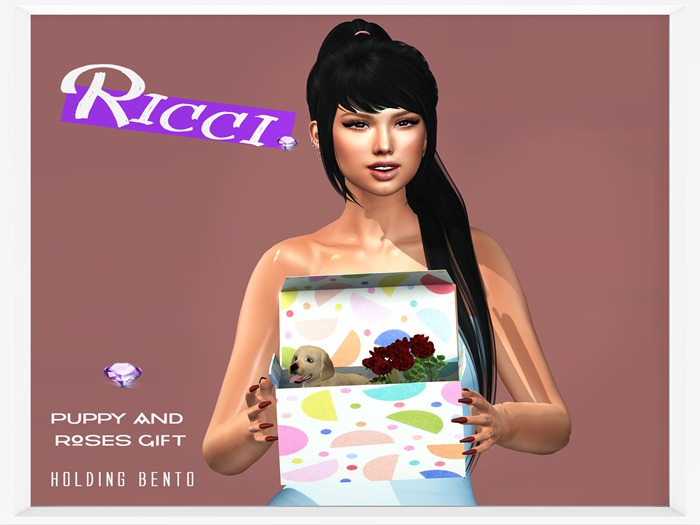 Ricci - Puppy And Roses Gift