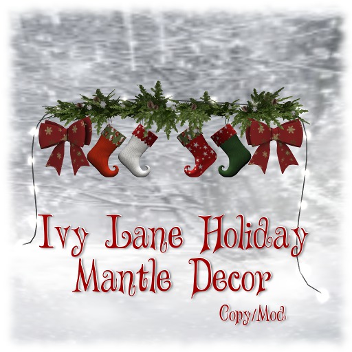 Ivy Lane Holiday Mantle Decor (boxed)