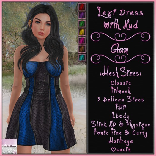 Lexi Dress With Hud Glam