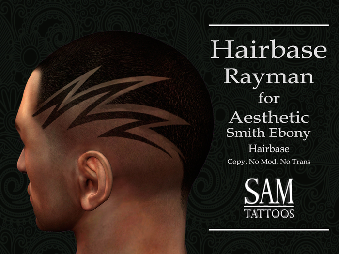 [SAM TATTOOS] HAIRBASE AESTHETIC RAYMAN SMITH EBONY