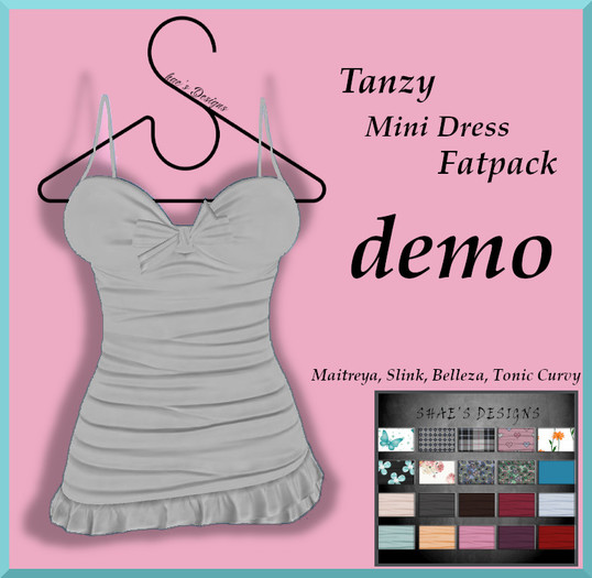 *Shae's Tanzy Dress FATPACK DEMO