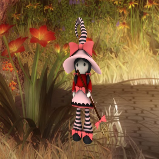 Cute Little Witch peach 2 