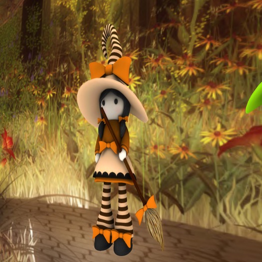 Cute Little Witch pumkin  3