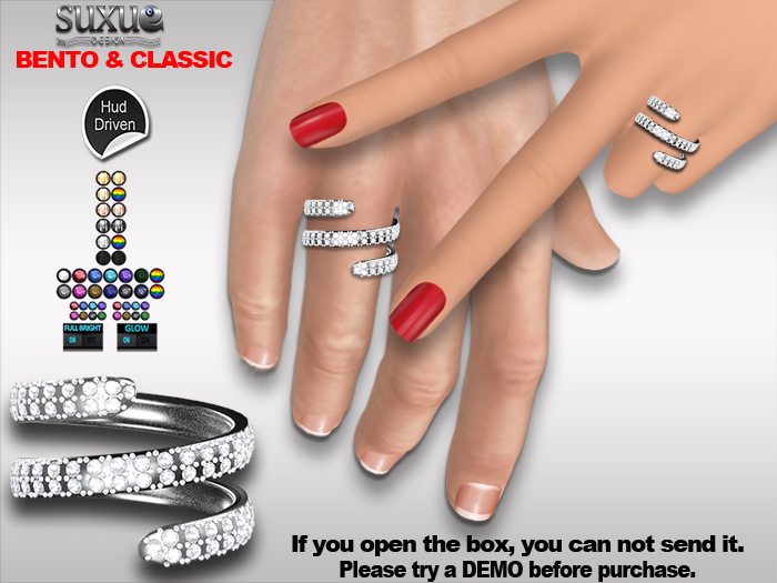 [SuXue Mesh] Bento & Classic Bands Orion Ring with Hud