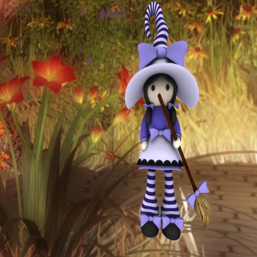 Cute Little Witch purple 6