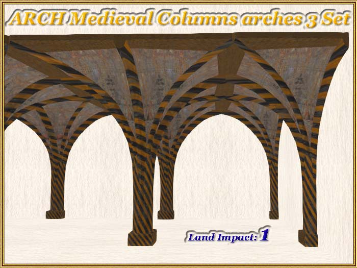ARCH Medieval Columns arches 3 Set