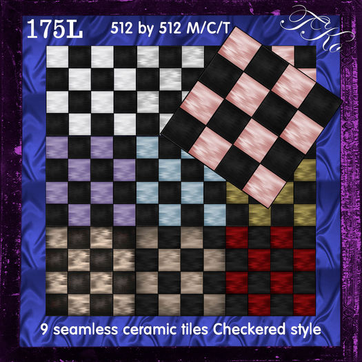 TKo Ceramic tiles/ Checkered tiles