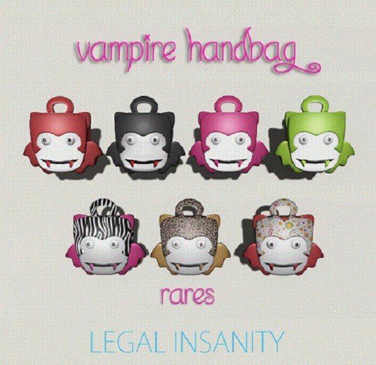 Legal Insanity - Vampire bag leopard RARE