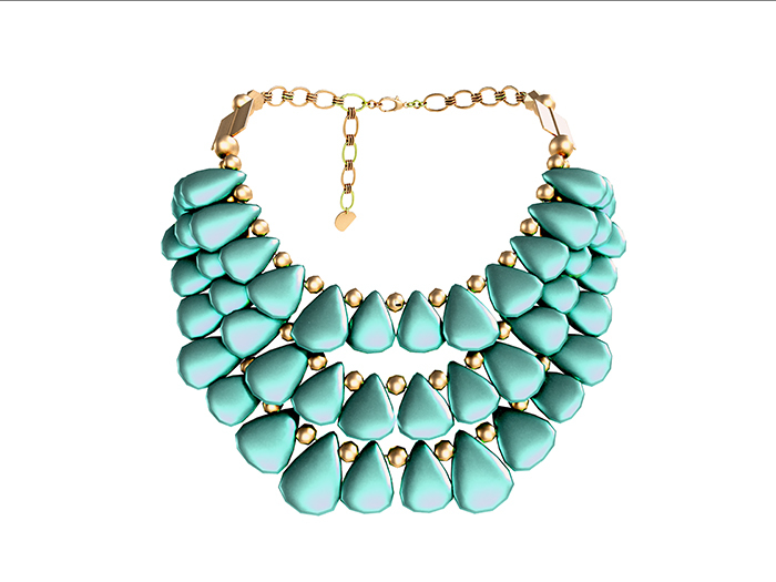 MINIMAL - Belosa Necklace Turquoise