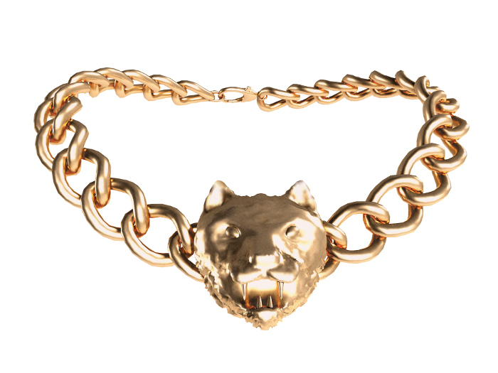 MINIMAL - Monoton Necklace Gold