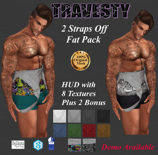 Travesty 2 Straps off Fat Pack