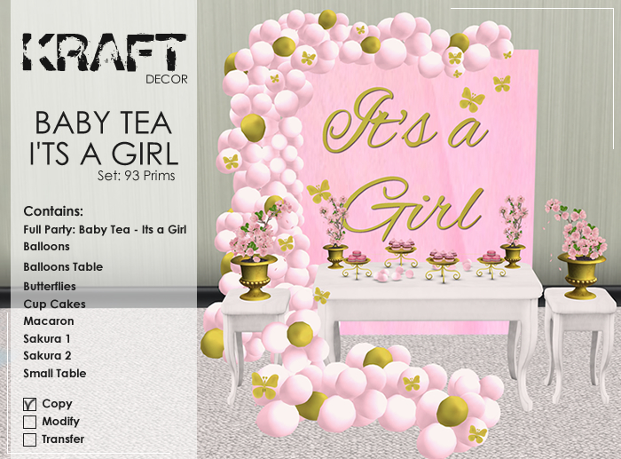 ::Kraft:: Baby Tea - Its a Girl