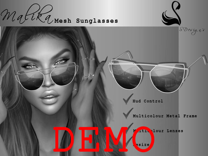 ~DEMO~SDesign's <<Malika>> Mesh Sunglasses