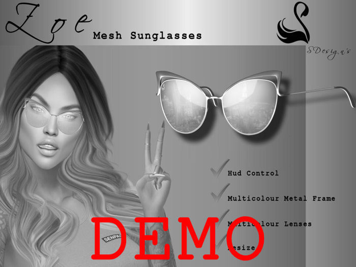 ~DEMO~SDesign's <<Zoe>> Mesh Sunglasses