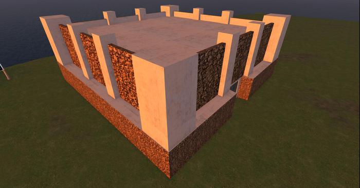 Castle - Shop - Home, 22 Prim, c,m,t, in a Box