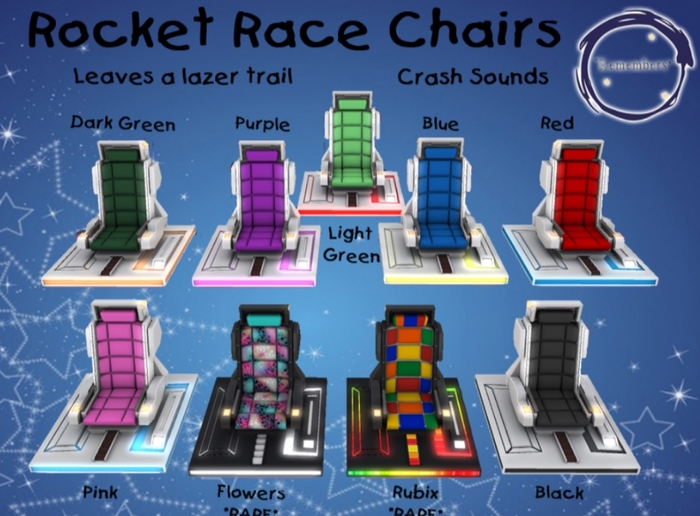 *Remembers* Racing Rocket Chair Purple