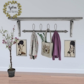 LpOca Coat Rack Wall white/WEAR