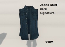 Jeans shirt dark signature
