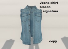Jeans  shirt bleach signature