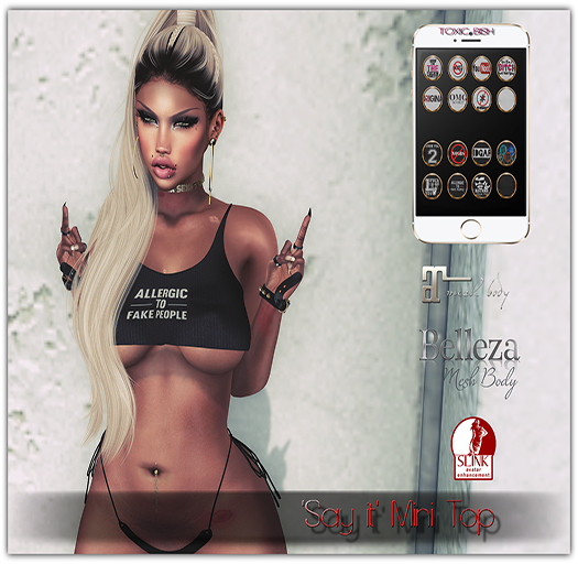 <Toxic Bish> 'Say it' Mini Top @ HUD