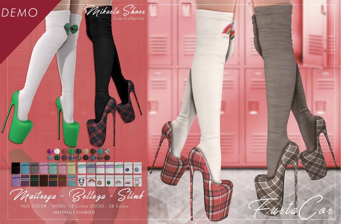 :::DEMO:::[FurtaCor Female] Mikaela Boots