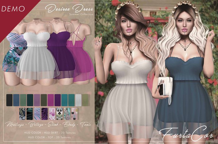 :::DEMO:::[FurtaCor Female] Desiree Dress