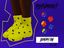 "PLAYGROUND. LAUNDRY DAY"