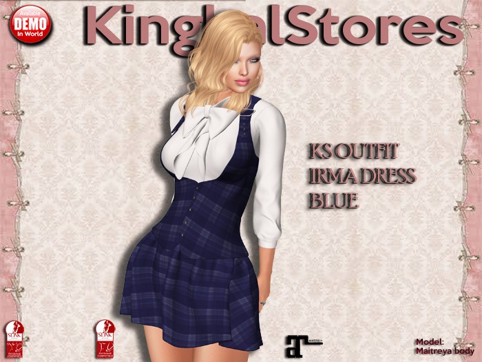 150 KS OUTFIT IRMA DRESS BLUE