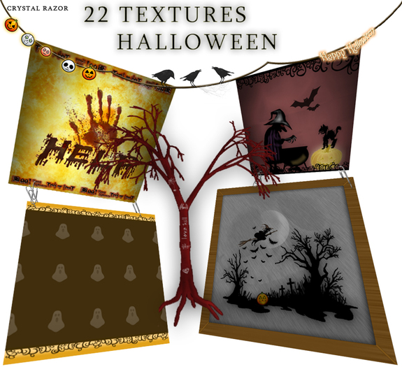 22 Textures Halloween - Crystal Razor