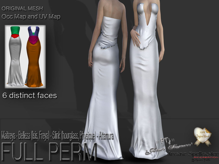 Box DEMO ::PTj:: Dress Margareth Full PERM