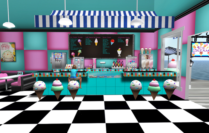Ice Cream Parlor Retro Boxed