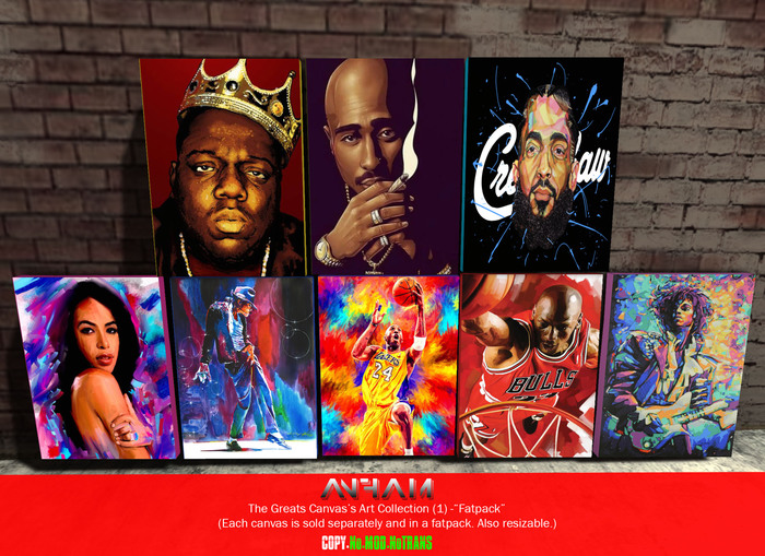 ANFAM - The Greats Canvas Art (1) Collection (Fatpack)