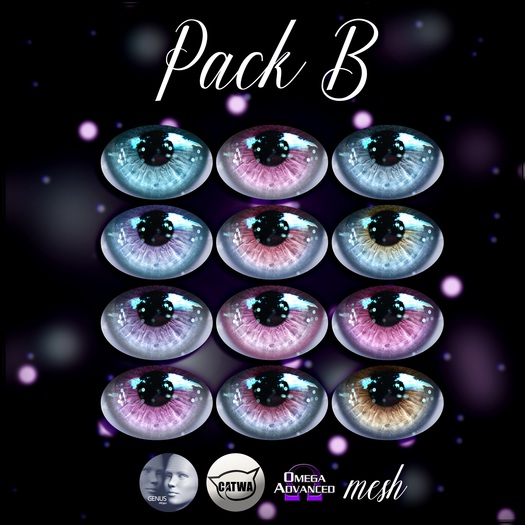 -bus- . Shine Eyes **PACK B**. {Genus-Catwa-Mesh-Omega}