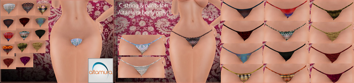 Tefnutta store pants C-string for Altamura fatpack! 30 colors!
