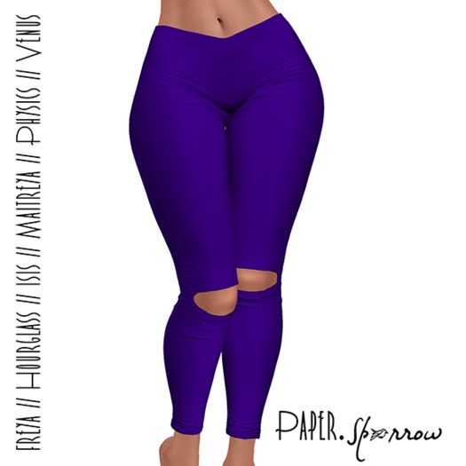 Paper.Sparrow - Violet - Imogen Yoga Pants
