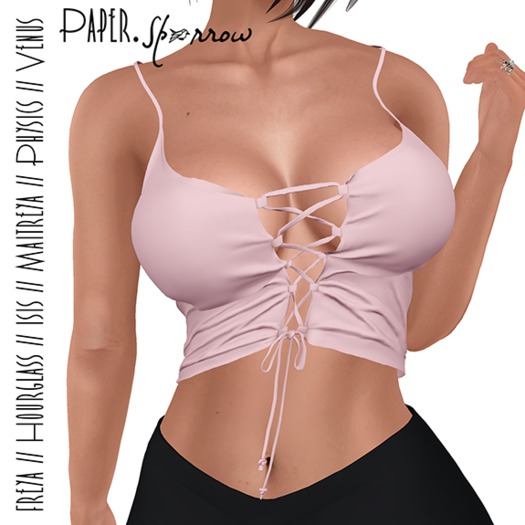 Paper.Sparrow - Pale Pink - Imogen Top
