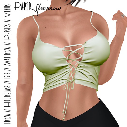 Paper.Sparrow - Green Olive - Imogen Top