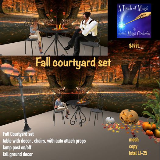 Fall Courtyard Set-Crate