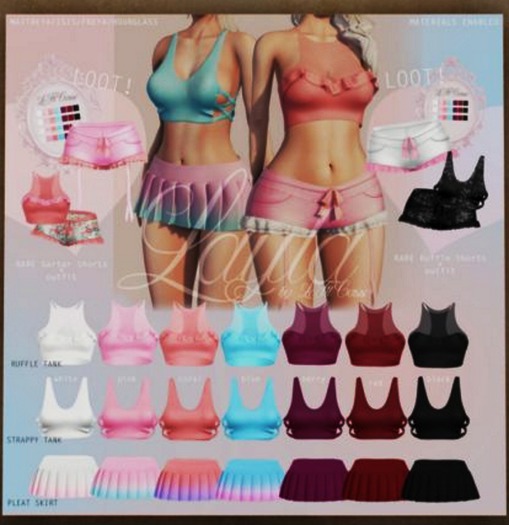 {le fil casse} Layla Ruffle Tank Freya Red