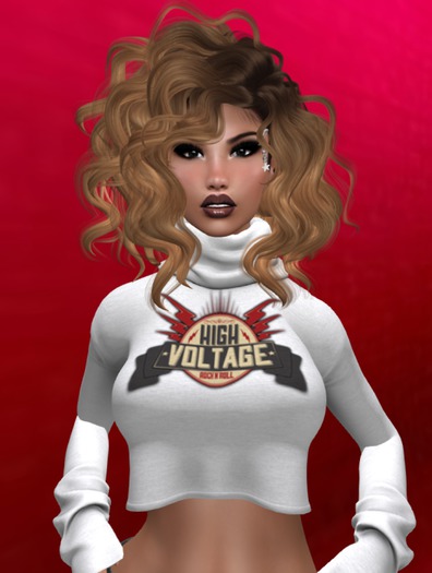 HIGH VOLTAGE TWISTED Crop Sweater (ADD TO UNPACK)