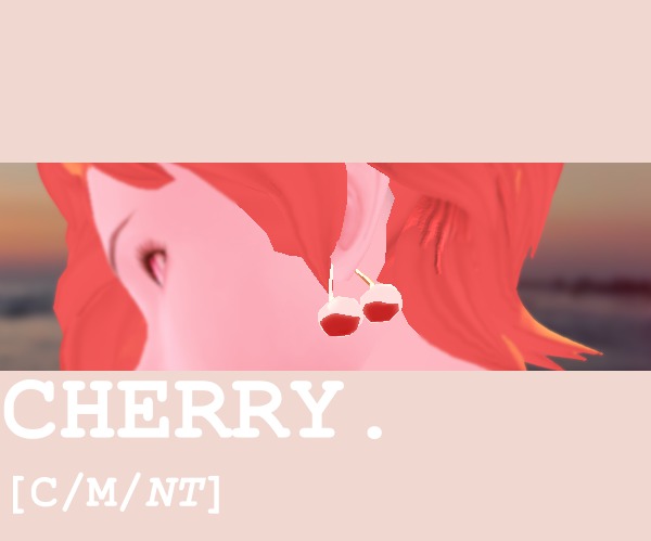 [CORN'S JUNKYARD] CHERRY EARRINGS