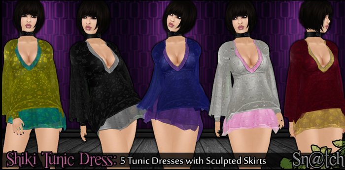 :::Sn@tch Shiki Tunic Dress:::