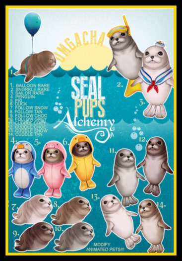 Alchemy - Seal Pups - Cuddle - Snow [box]