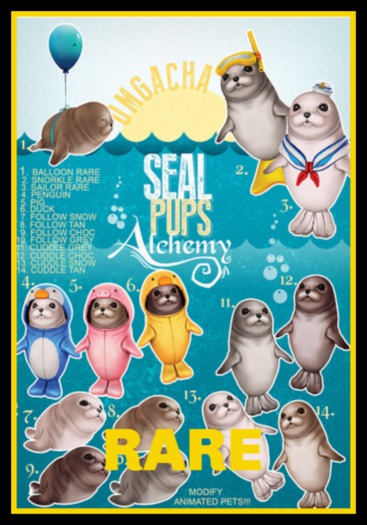Alchemy - Seal Pups - Snorkle ! [box] RARE