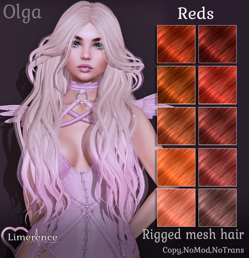 {Limerence} Olga hair-Reds