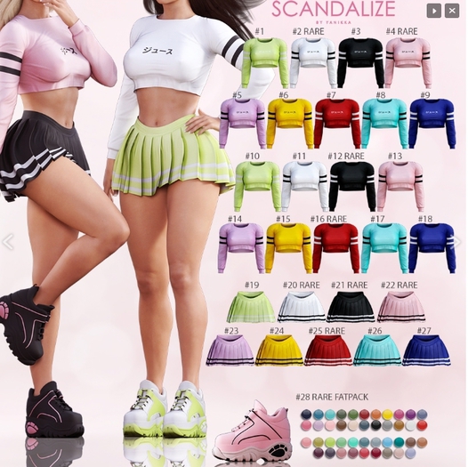 Scandalize.BACK TO SCHOOL. Skirt. MAITREYA. #19