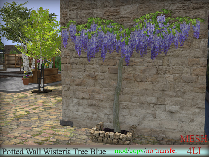 EasyDecor Japanese Wisteria Wall Tree Purple  BOX